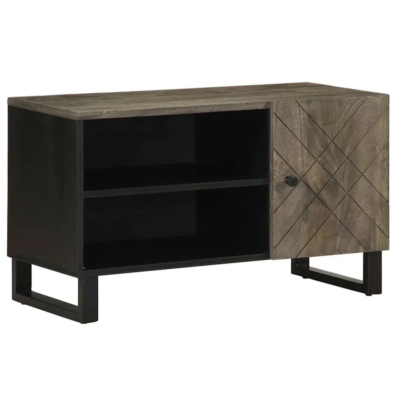 vidaXL TV-Schrank 80x33x46 cm Massivholz Mango 4017699 günstig online kaufen