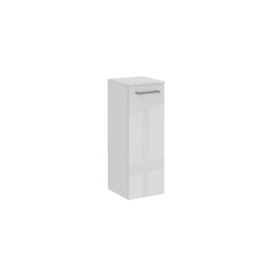 Fackelmann Midischrank B.Round Rechts Weiß 30,2 cm