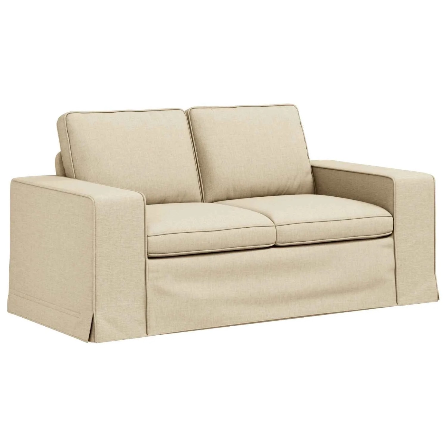 vidaXL Sofa Creme 162 x 80 x 82 cm Stoff 42024388