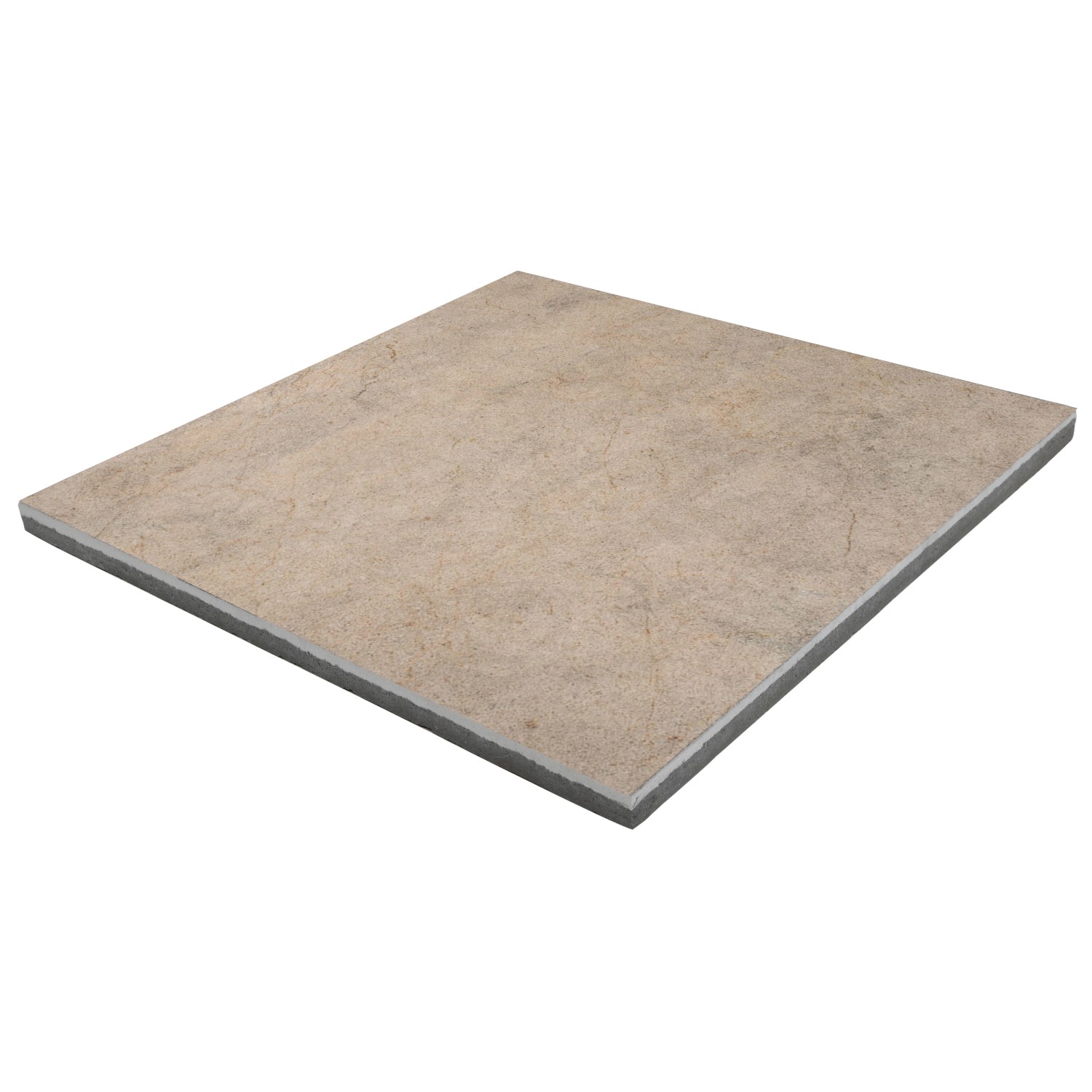 EHL Terrassenplatte Design Beton Beschichtet 60 cm x 60 cm x 3,2 cm Beige