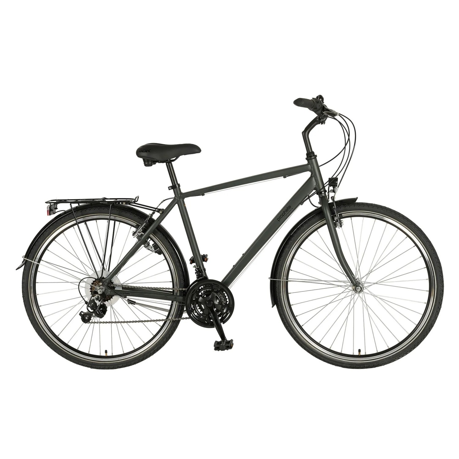 Prophete Trekking Herrenrad Entdecker 100 Grau 28 Zoll