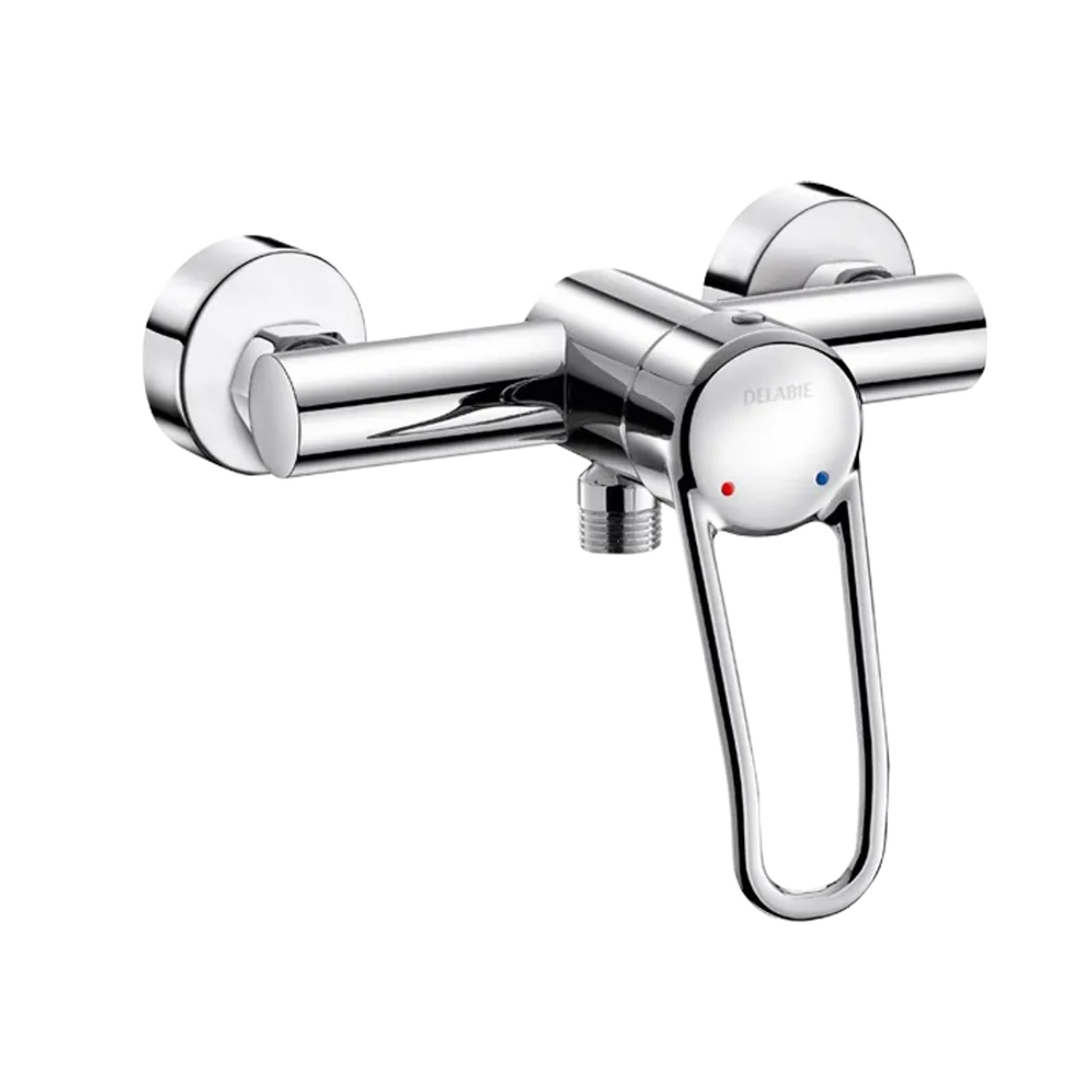 Delabie Brausearmatur Securitouch, Einhebelmischer Wandmontage, Bügelgriff