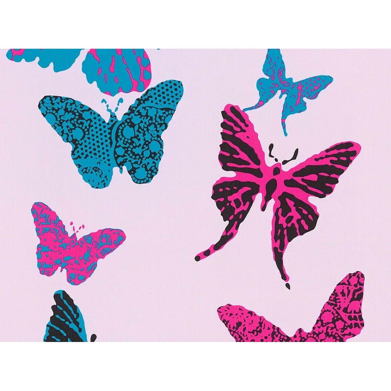 A.S. Creation Papiertapete Boys & Girls 5 Schmetterling Pink-Blau FSC®