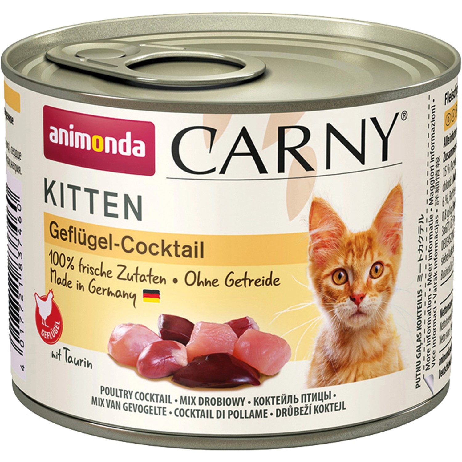 Carny Katzen-Nassfutter Kitten Geflügel-Cocktail 200 g