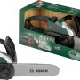 Bosch Kettensäge Spielzeug mit Verpackung, originalgetreue Nachbildung für Kinder.