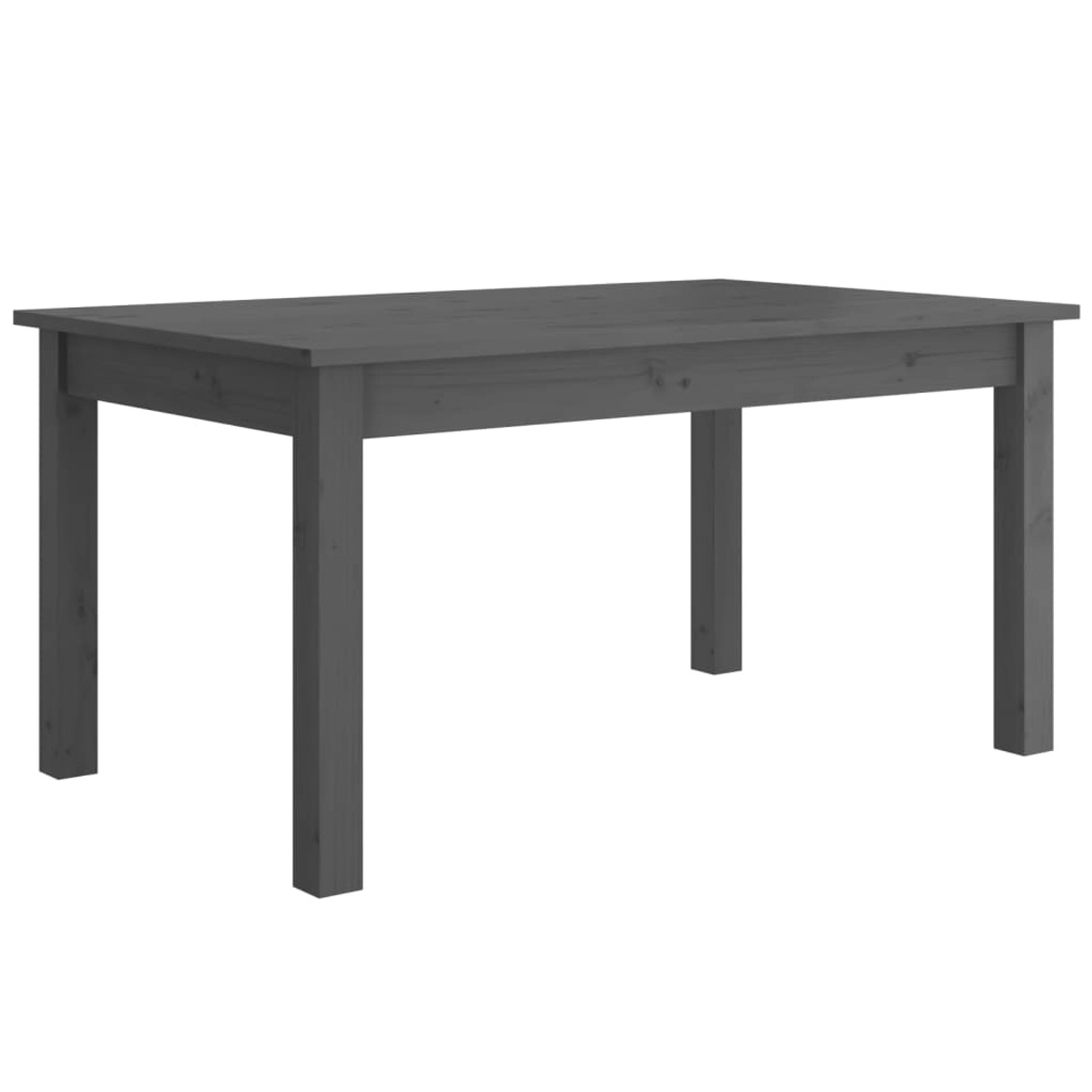 vidaXL Couchtisch Grau 80x50x40 cm Massivholz Kiefer Modell 1 günstig online kaufen