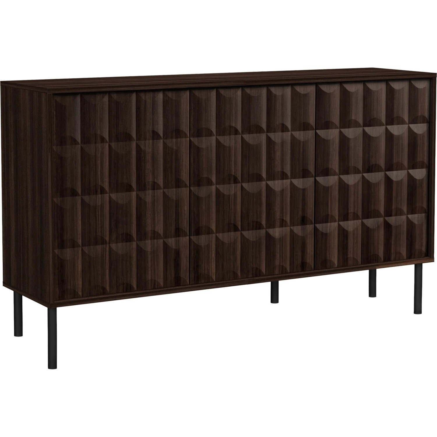 Mömax Sideboard Diamond Dunkelbraun
