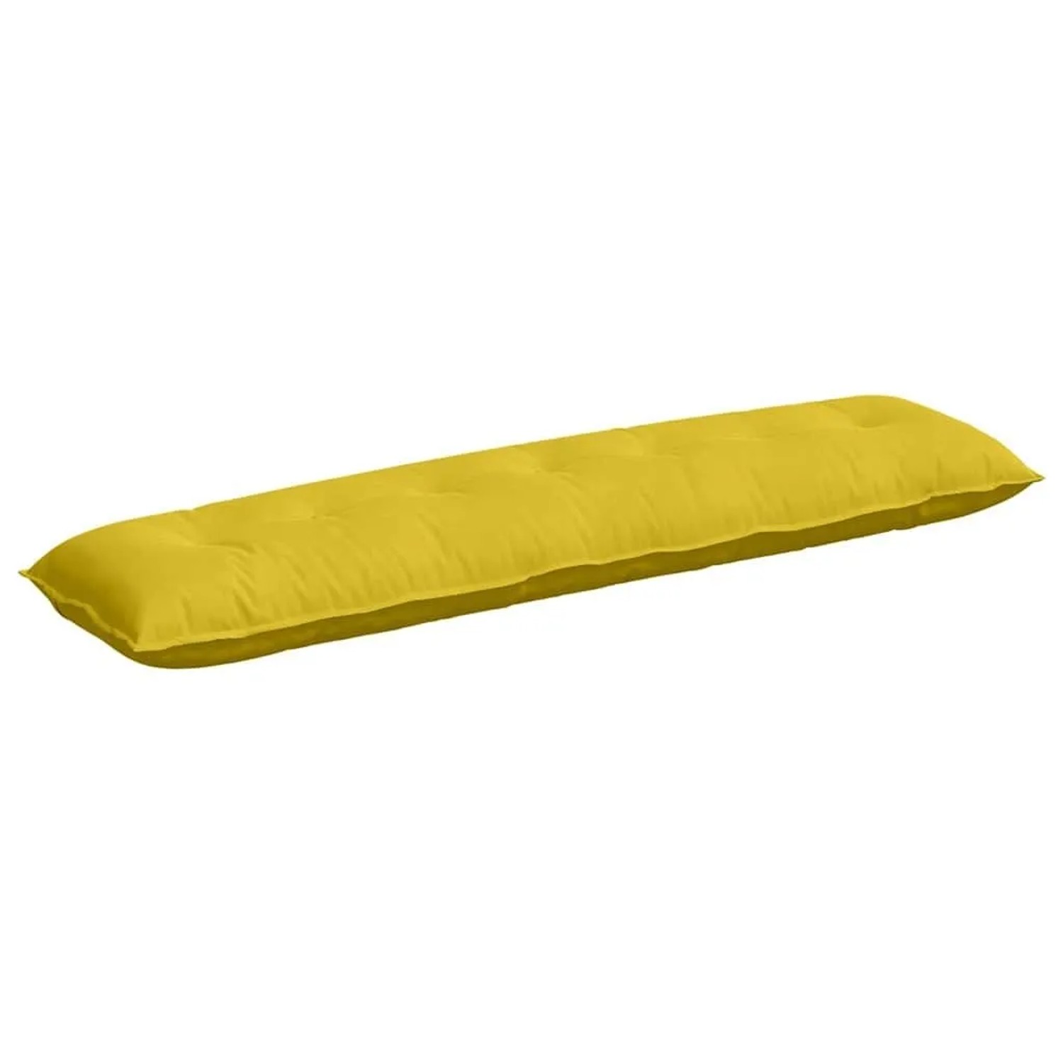 vidaXL Rückenkissen Gelb 200 x 50 cm Cordstoff 42014983