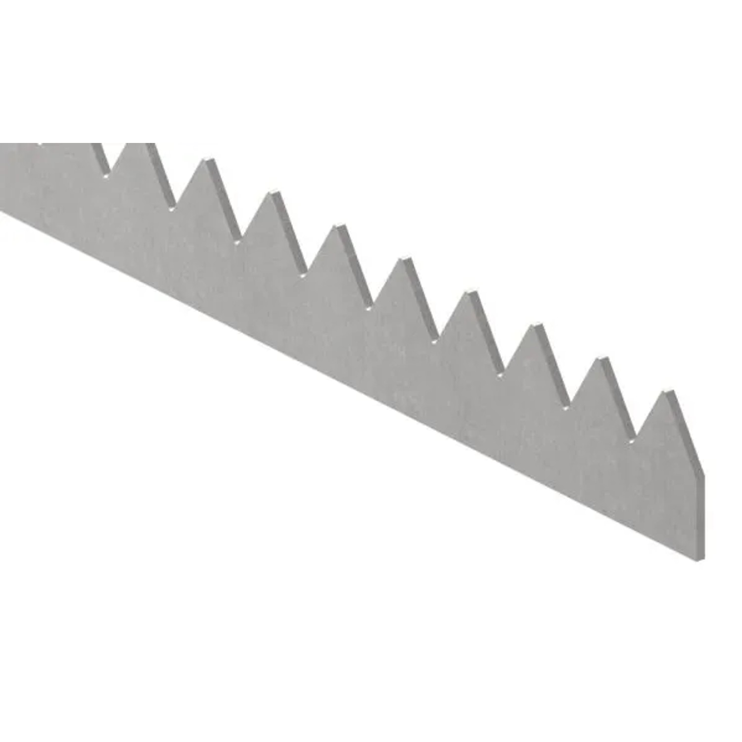 FeNau Zackenleiste Länge 2000 mm Material 3 mm Stahl S235JR Roh