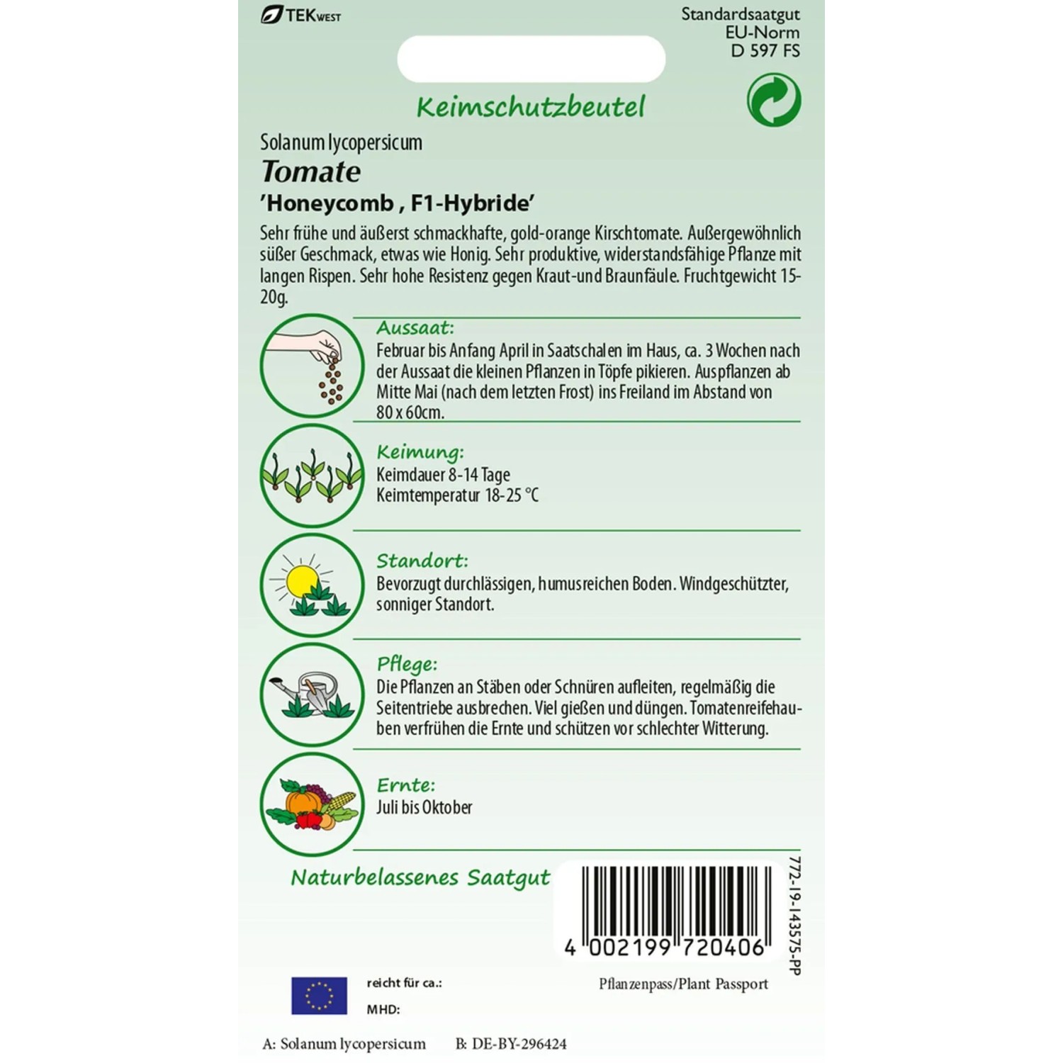 SAMEN PFANN Tomate Honeycomb F1_2