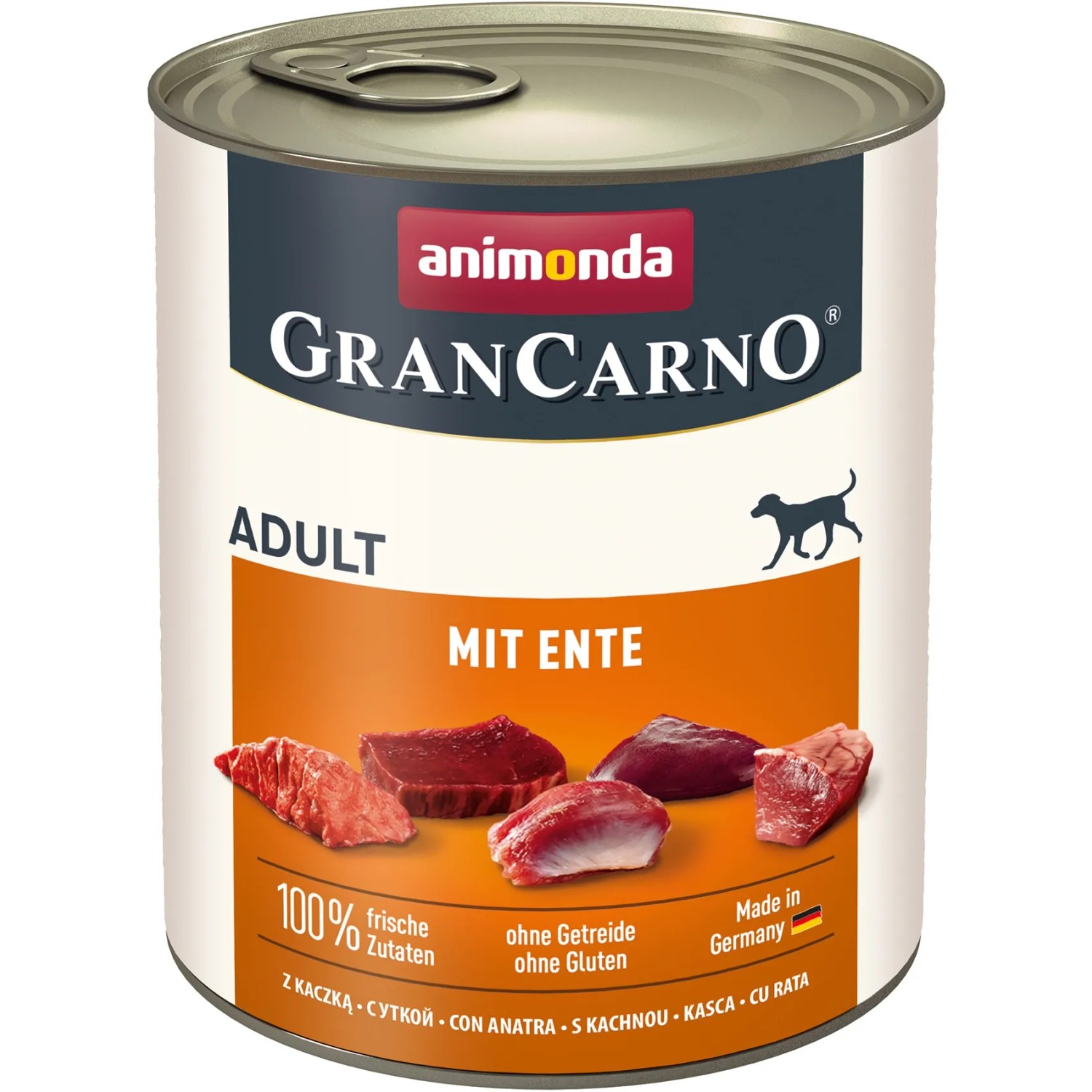 Gran Carno Hunde-Nassfutter Adult mit Ente 800 g