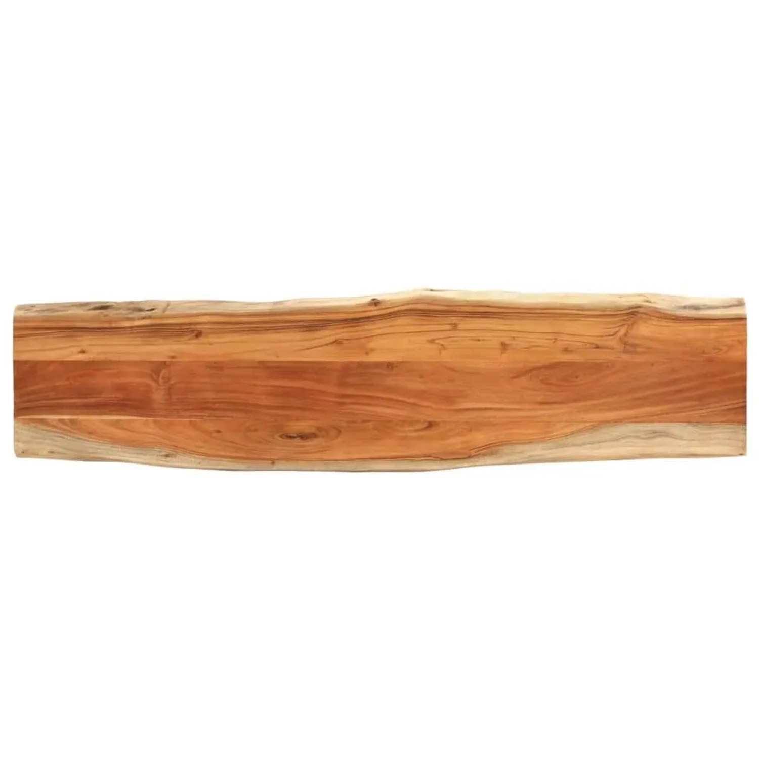 vidaXL Tischplatte 160x40x3,8cm Rechteckig Massivholz Akazie Baumkante 370640