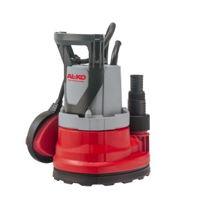 Al-Ko Klarwasser-Tauchpumpe Sub 8.500 Easy, rot/grau, mit Schwimmerschalter für Elektro-Pumpen.