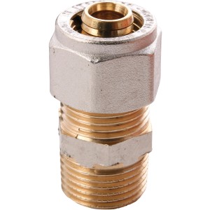 Handwerk Klemmring-Verschraubung 13 mm für Heizung und Trinkwasser.