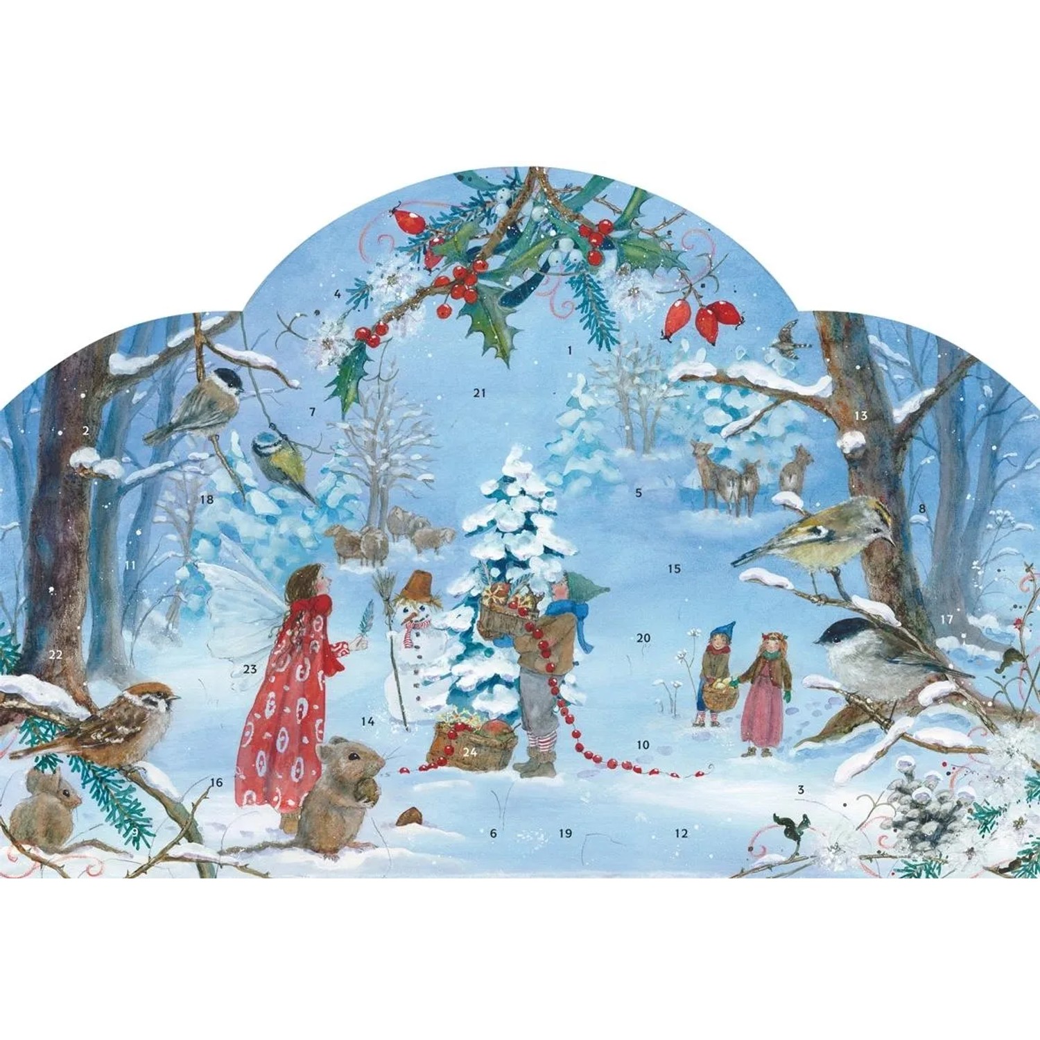 Die kleine Elfe feiert Weihnachten. Adventskalender