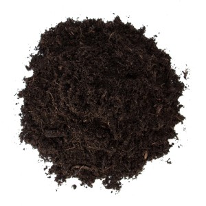 Nahaufnahme von Floragard Bio-Erde Vielseitig! Torffreie Universalerde in dunkler Farbe.