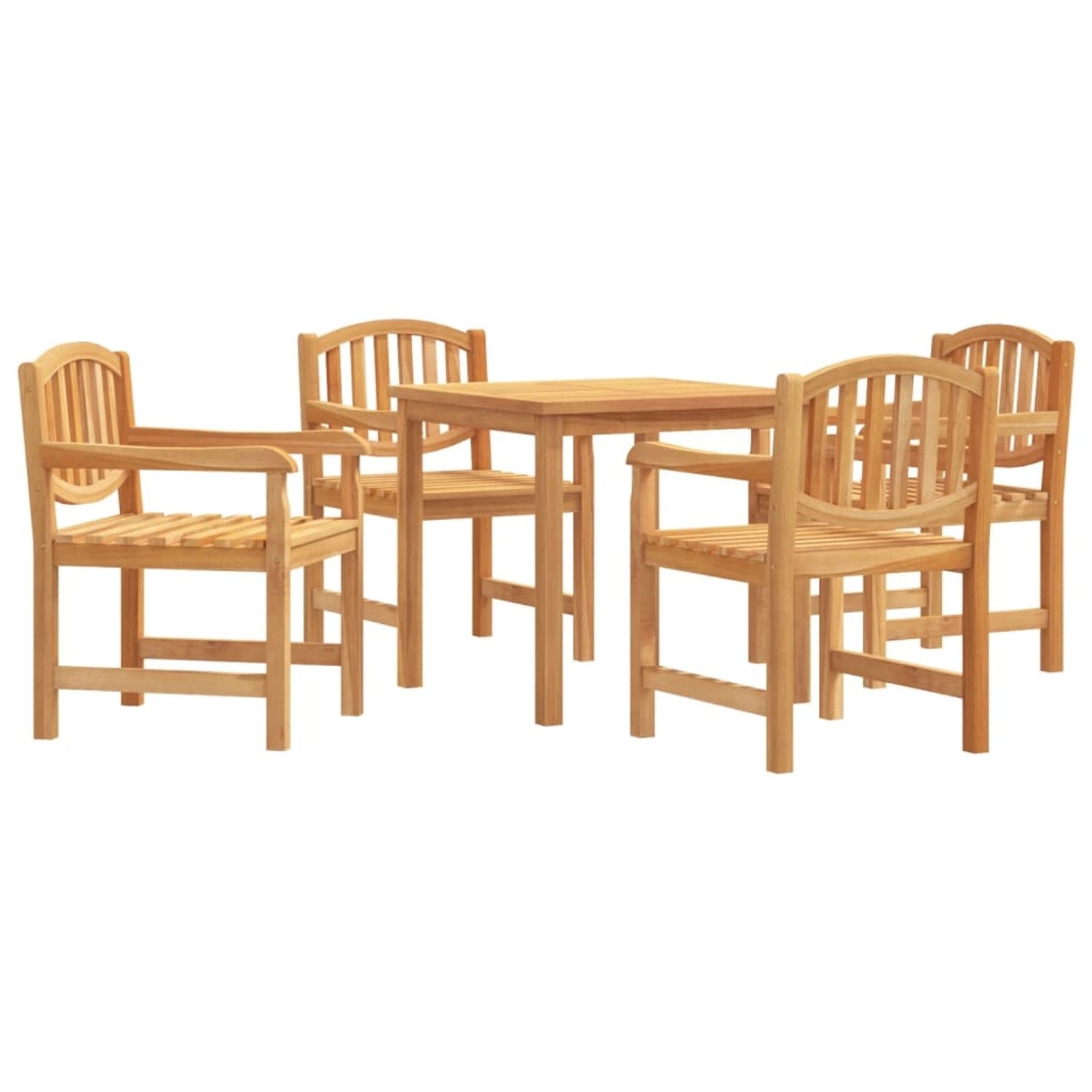 vidaXL 5-tlg Garten-Essgruppe Massivholz Teak Modell 115 günstig online kaufen