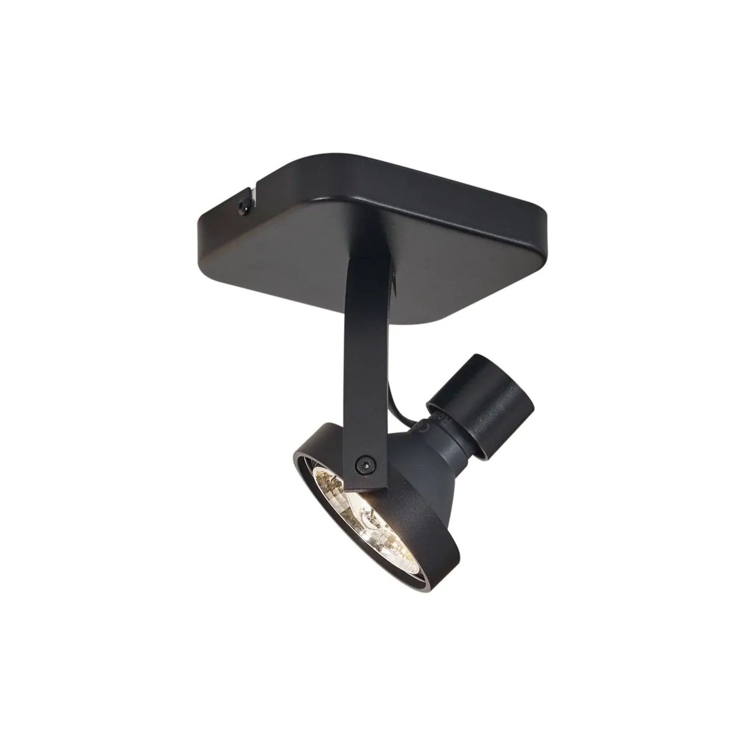 QAZQA Design Deckenstrahler Schwarz GU10 70mm Dreh  und Schwenkbar Vo