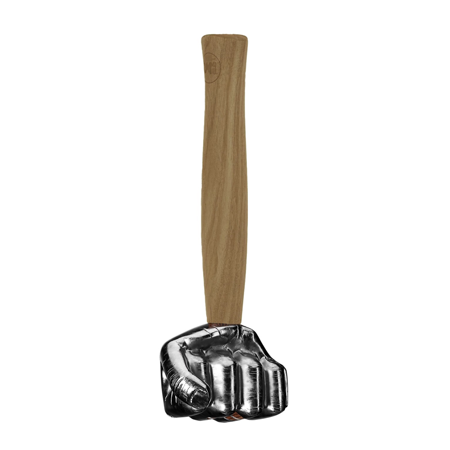 The Metalist THE HAMMER Nickel hochglanzpoliert Nussbaum Optik günstig online kaufen