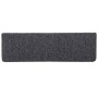 Graue VidaXL Stufenmatte, 65x21 cm, für Treppen, Set mit 15 Stück.