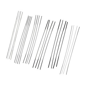 LUX Laubsägeblätter Set, 24-teilig für Holz und Metall.