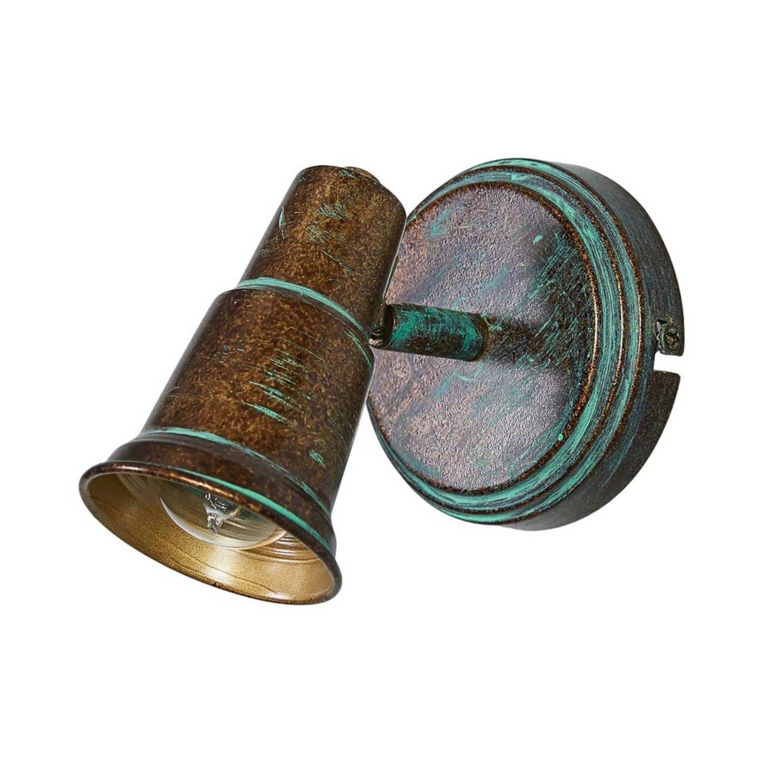 Lindby Strahler Arielle 9639100 Retro Vintage Antik in Bronze aus Metall 1-flammig E14 Wohnzimmerleuchte