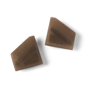 SOTECH LED Profil 66 Endkappenset Edelstahloptik