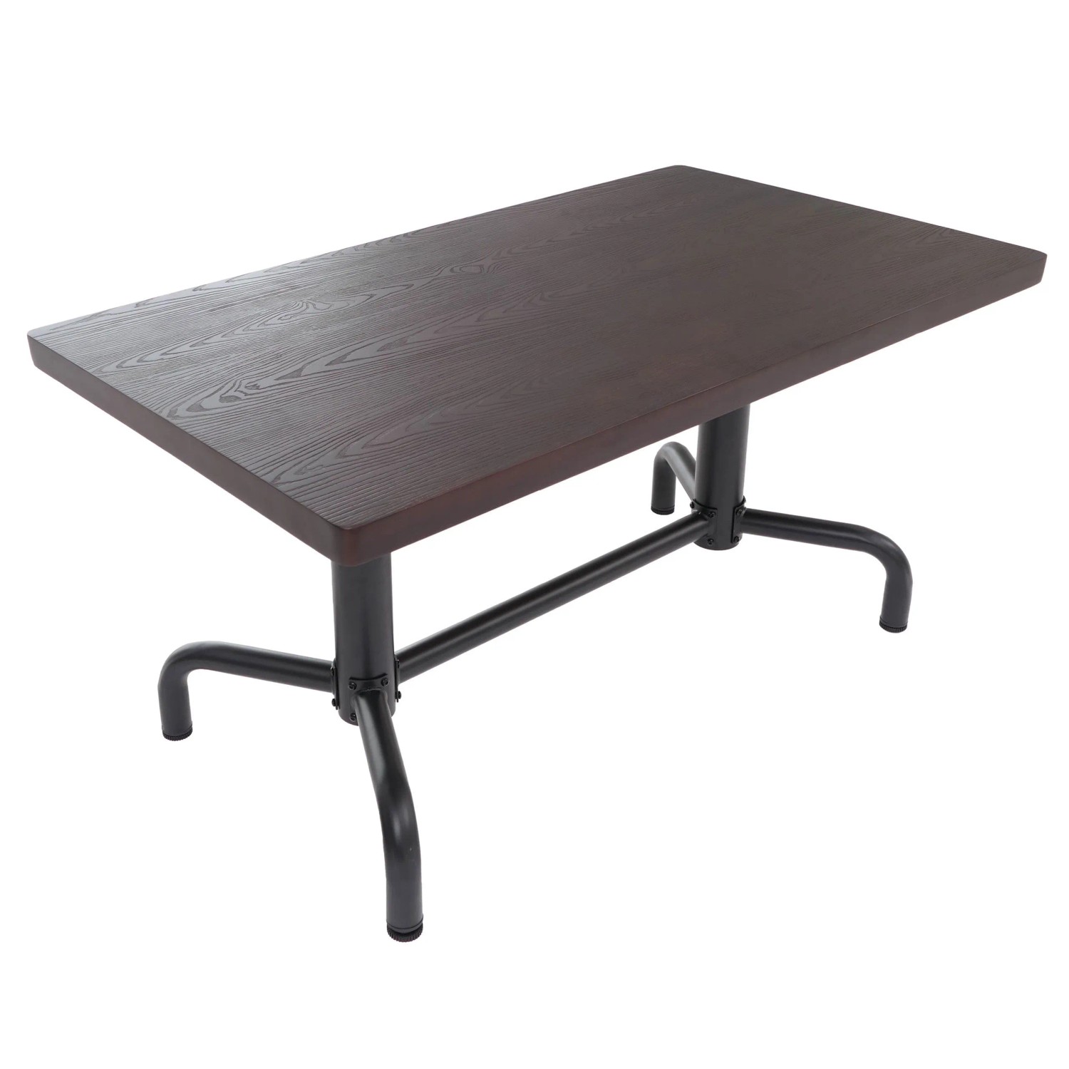 MCW Esszimmertisch P31 Dunkel Schwarzes Gestell 140x80cm