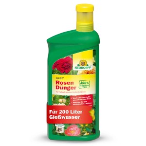 Neudorff Rosen-Dünger Azet Plus, 1 Liter Flasche für farbenfrohe Rosen.