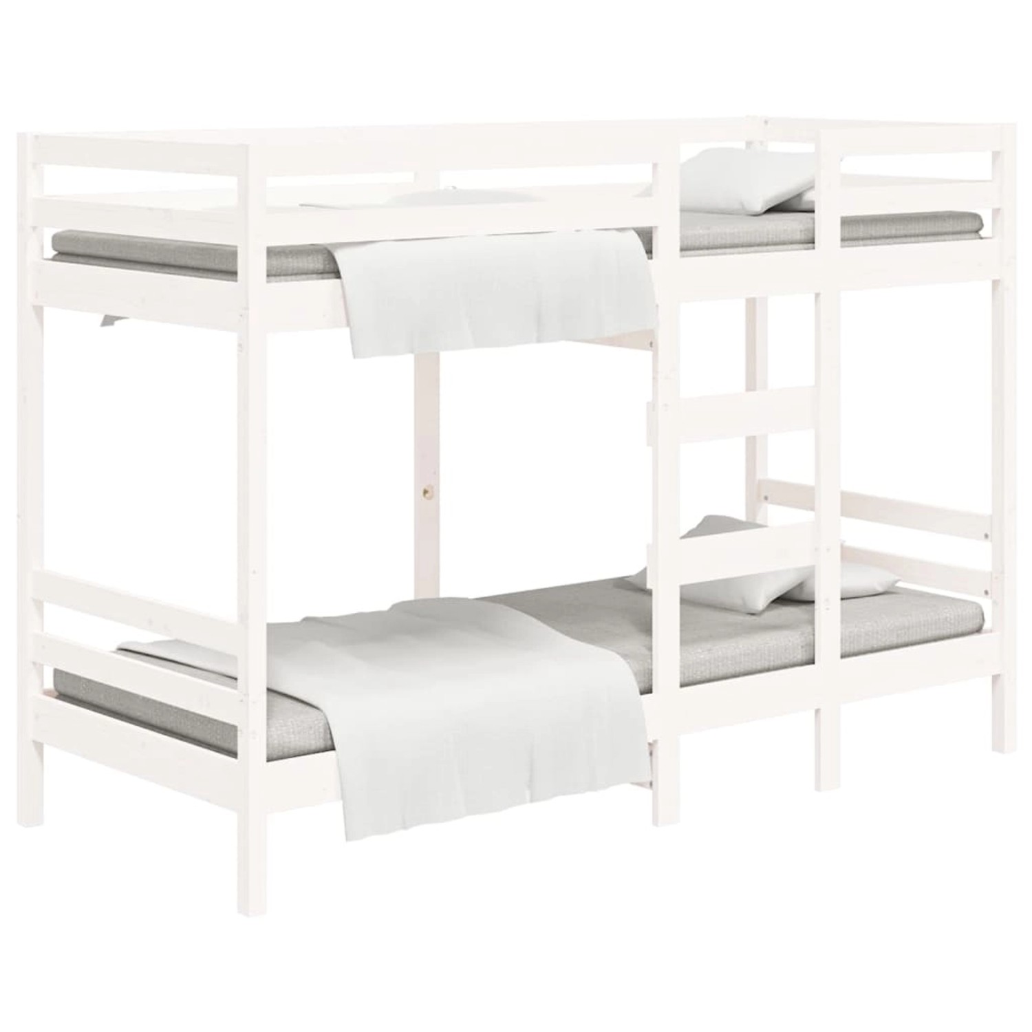 Vidaxl Etagenbett Weiß 90x200 Cm Massivholz Kiefer günstig online kaufen