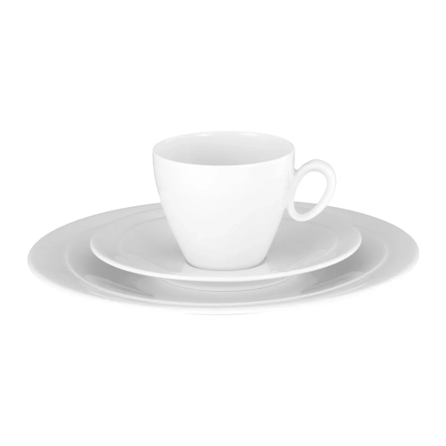 Seltmann Weiden Trio Weiß Kaffeeservice 18-teilig