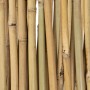 Detailaufnahme: Ausziehbar KARAT Bambus Rankgitter, naturfarben, für Kletterpflanzen im Garten.