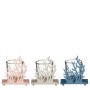 Mica Decorations Teelichthalter Koralle, sortiert in Rosa, Blau und Offwhite. Maritime Deko für Teelichter.