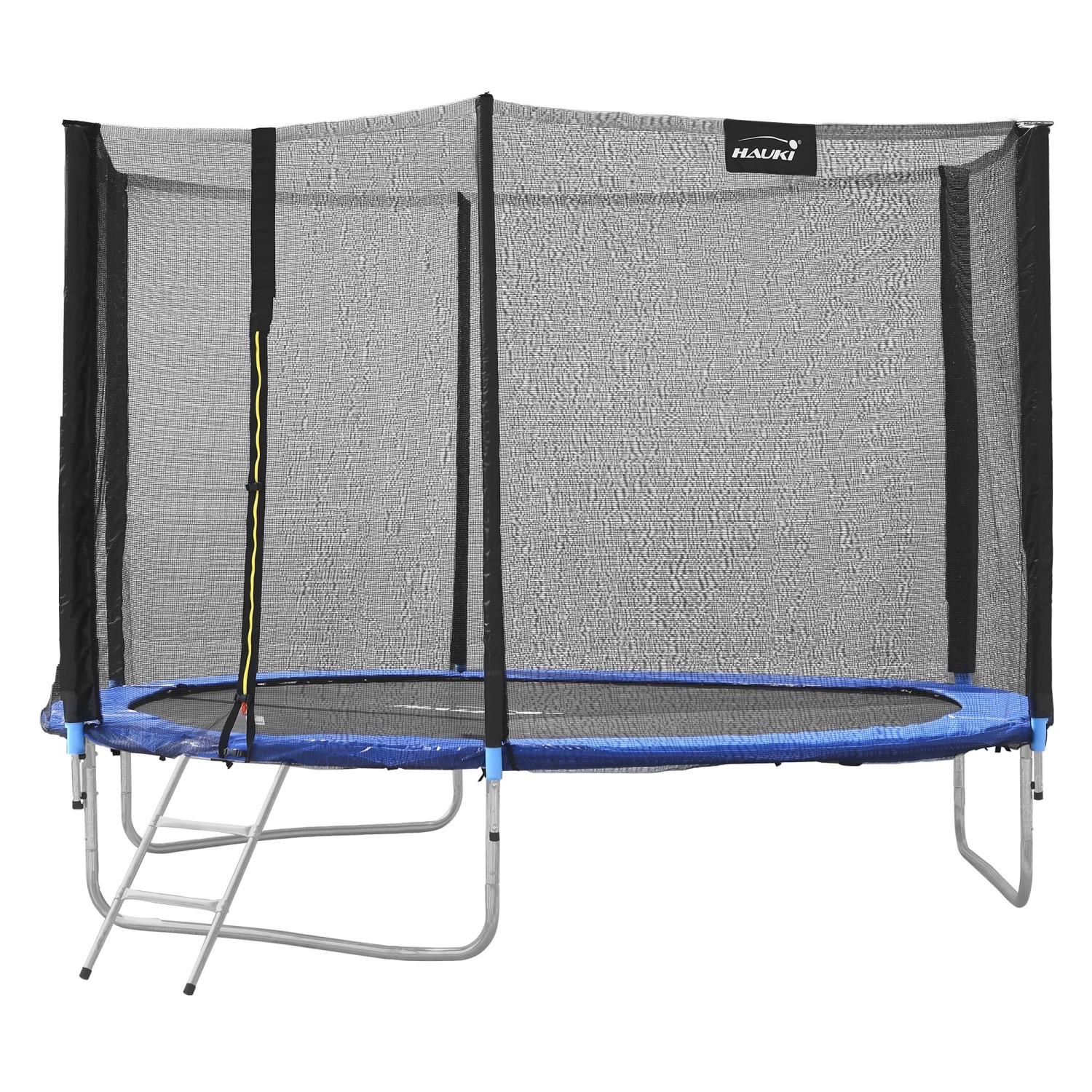 Hauki Trampolin Outdoor 305cm Blau GS Geprüft Rundes Gartentrampolin bis 15 günstig online kaufen