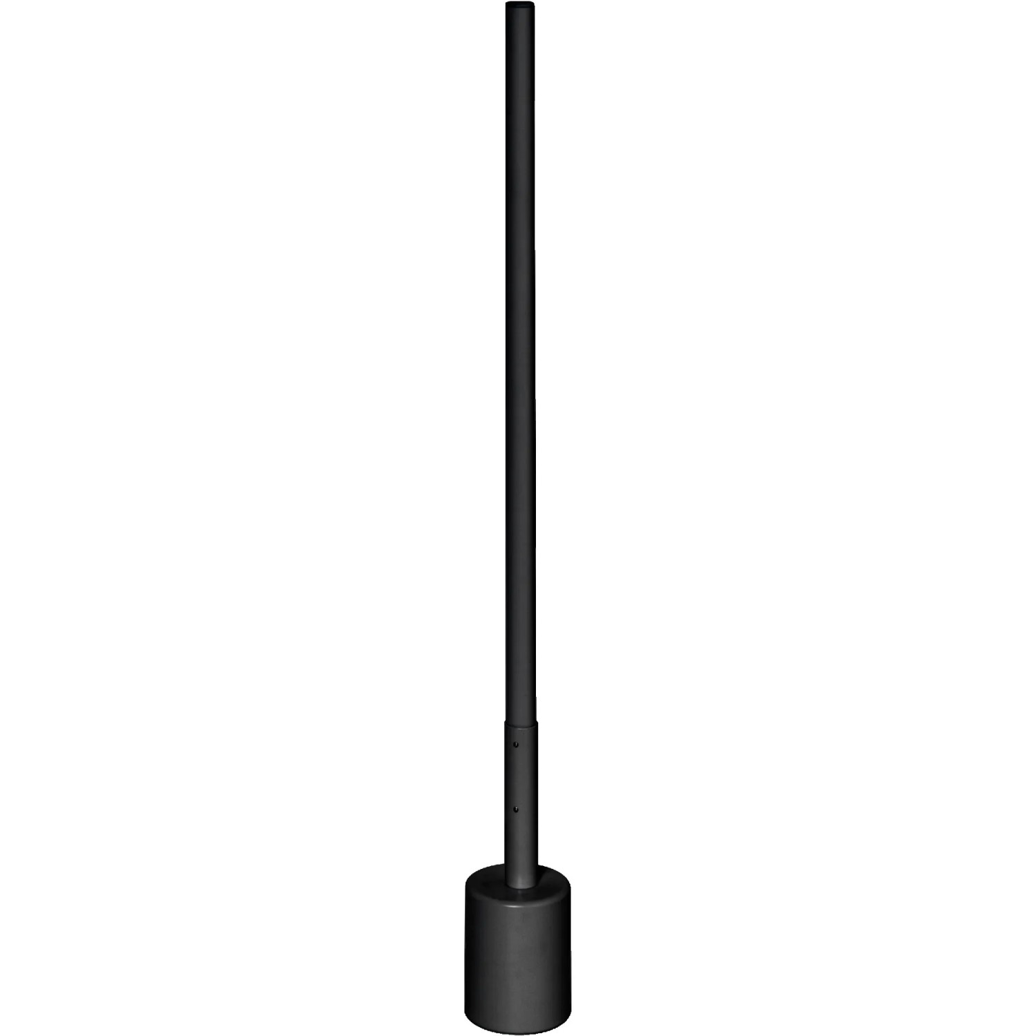 Schlanke, schwarze Ledvance Smart+ WiFi Stehleuchte für die Ecke, 80 cm hoch.