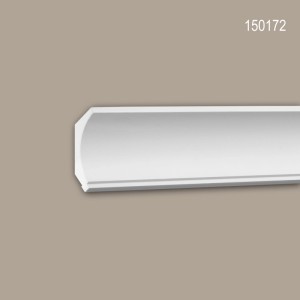 Weiße PROFHOME Eckleiste 150172, 24er Set (48 m), Zubehör für Paneele.