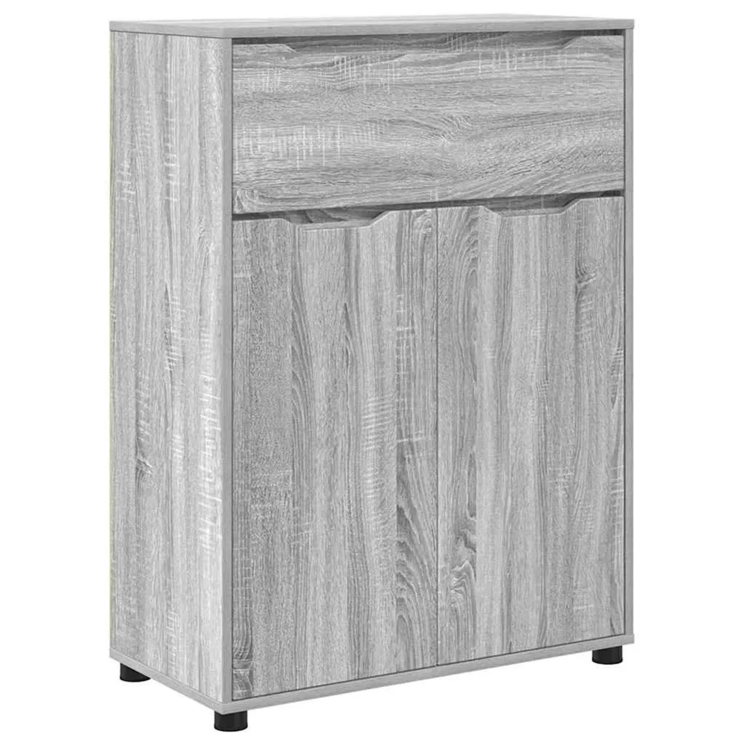 vidaXL Badezimmerschrank mit Regal Graues Sonoma 72,5 x 36,5 x 100 cm 88877 günstig online kaufen