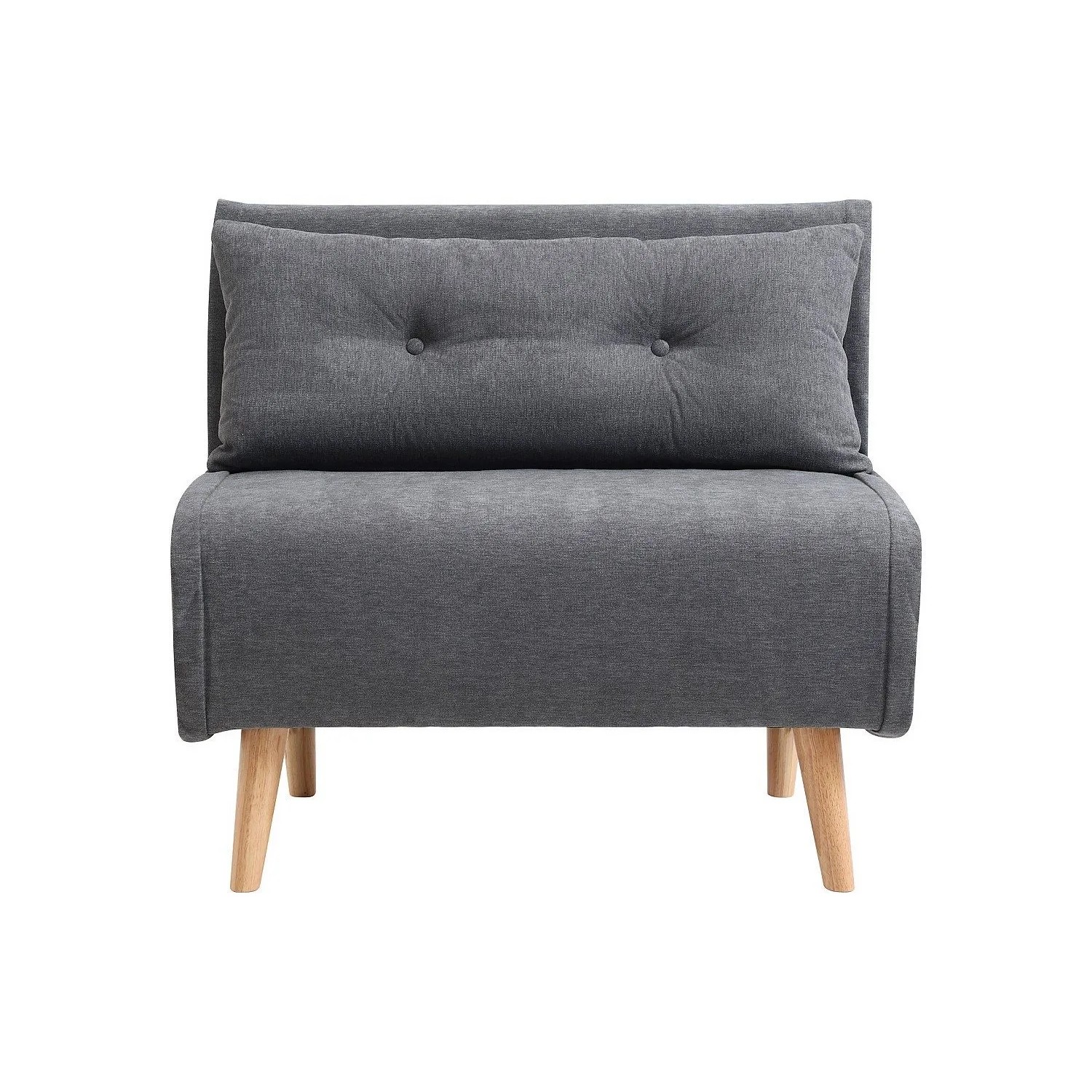 Vente-unique Schlafsessel Valerio Grau 90 cm