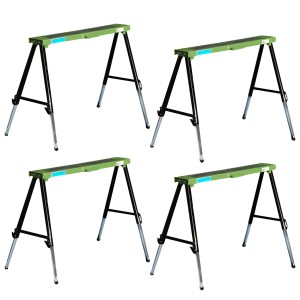 4er Set TRUTZHOLM Arbeitsböcke, klappbar und höhenverstellbar bis 91 cm.
