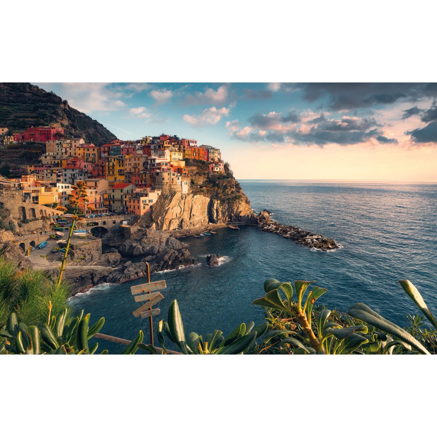 Vlies Fototapete The picturesque Village