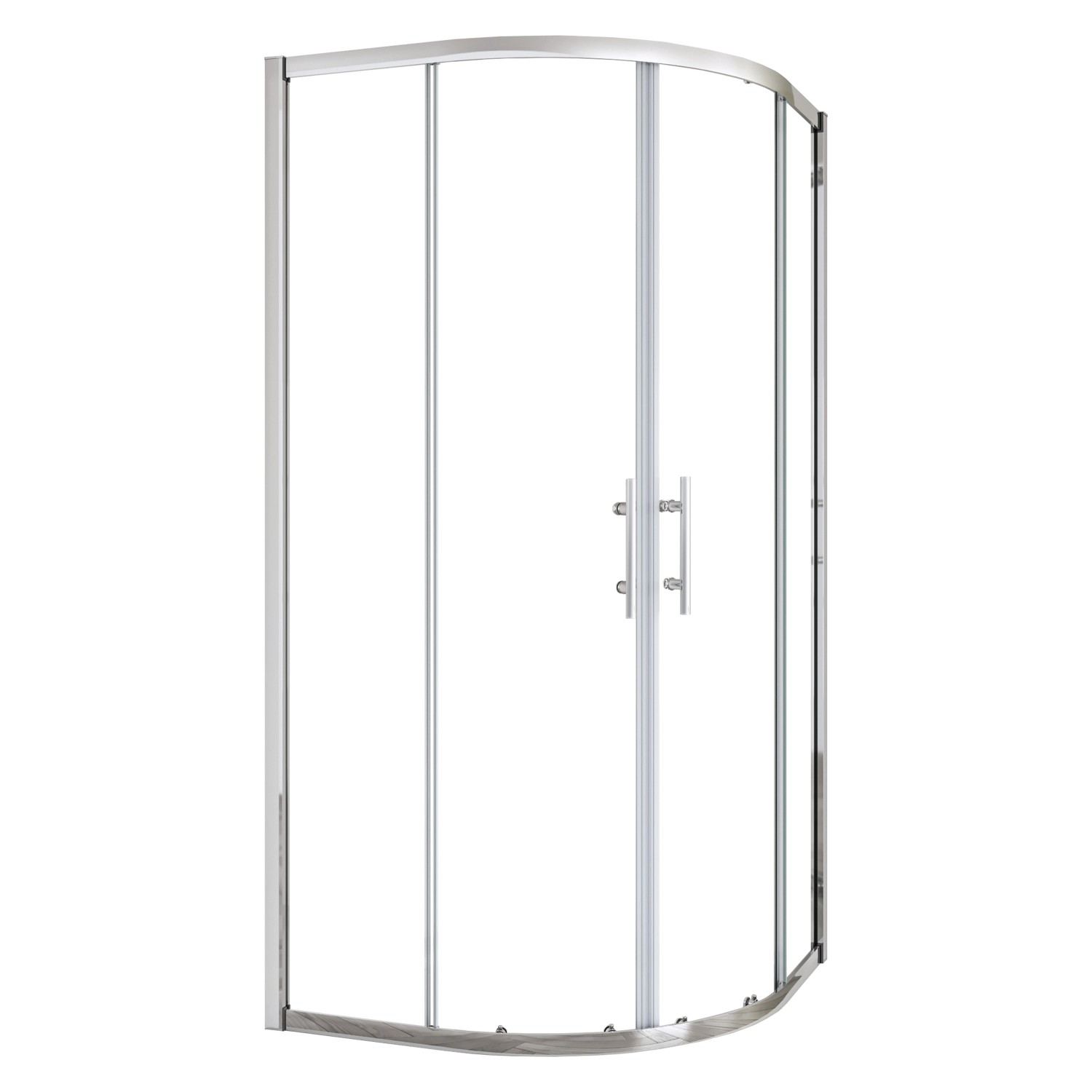 AICA 100x100x185cm Duschkabine Runddusche 5mm ESG-Glas Duschabtrennung Vier günstig online kaufen