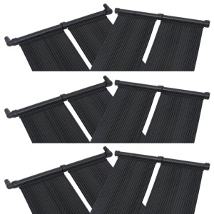 vidaXL Solar-Panel Set für Poolheizung, 6 Stück, 80x310 cm, zur effizienten Poolwassererwärmung.