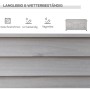 Graue Outsunny Gartenbox aus Holz, wetterbeständig, UV-beständig und regenfest. Langlebige Aufbewahrung.
