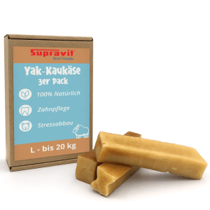 Supravit Yak Kaukäse Größe L 3er Pack für Hunde