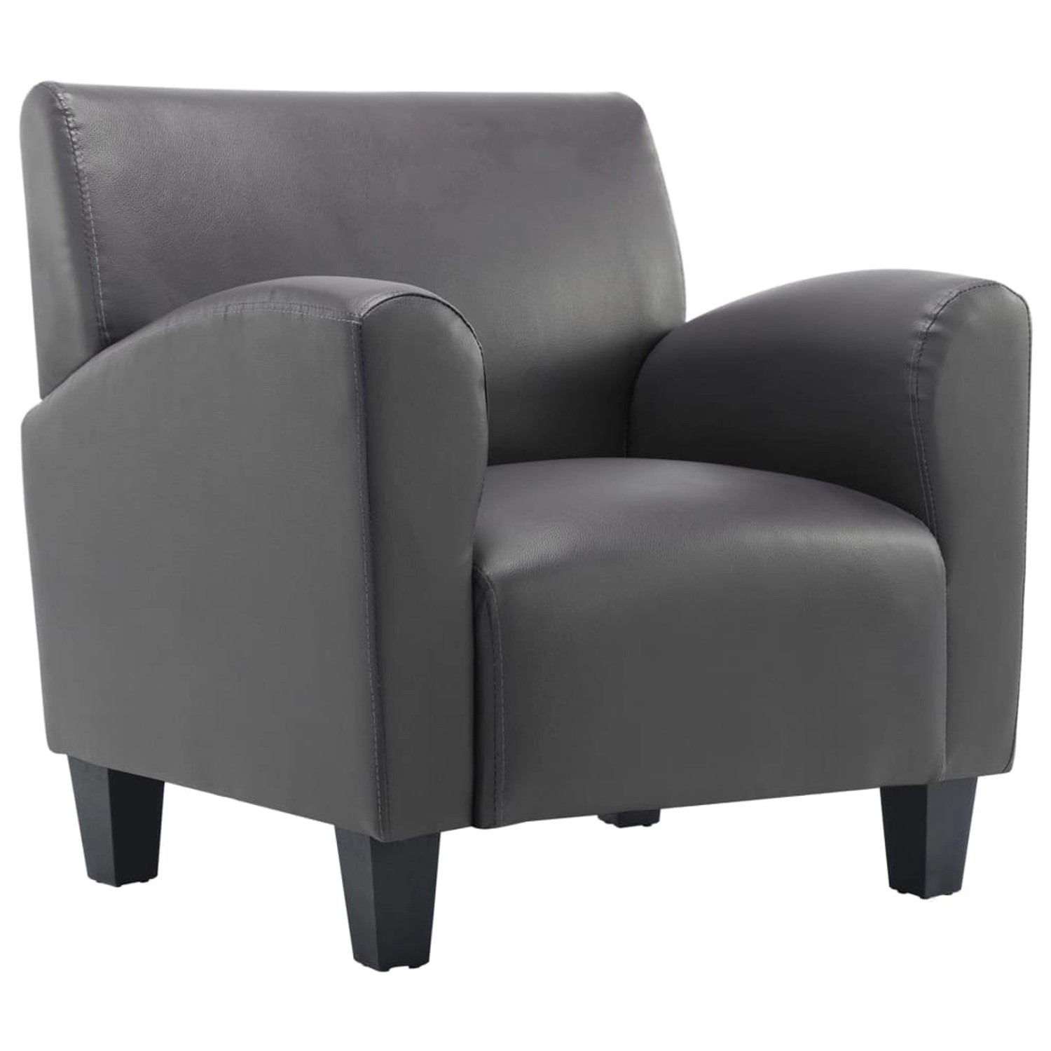 vidaXL Sessel Grau Kunstleder 248619 günstig online kaufen