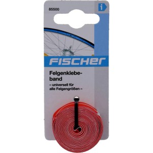 Fischer Felgenklebeband Universal, rot, für eine Felge, Reparatur & Ersatzteile.