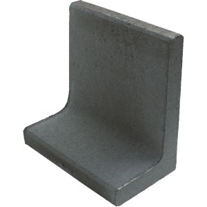 Diephaus L-Stein, unbewehrt, anthrazit, 60x50x40x7 cm. Beton L-Element zur Gartengestaltung.