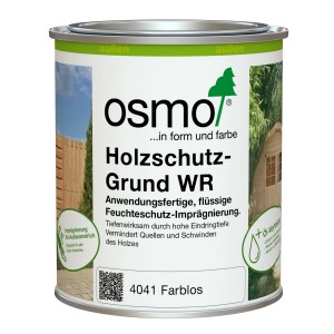 Dose Osmo Holzschutz-Grund WR 0,75l, farblos, für den Außenbereich. Holz-Öl für optimalen Schutz.