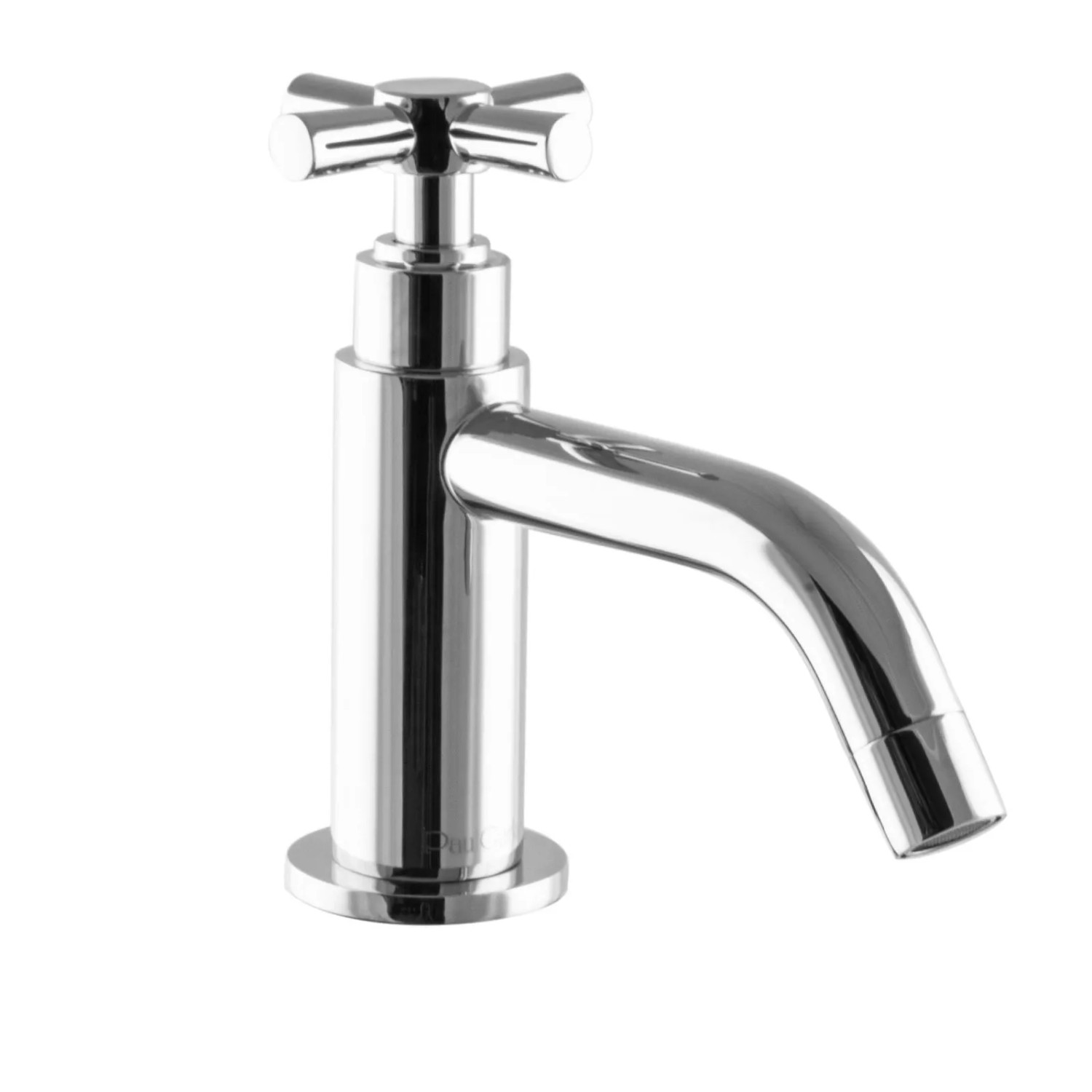 PaulGurkes Kaltwasser Standventil Armatur Kreuzgriff Kleiner Wasserhahn Chrom