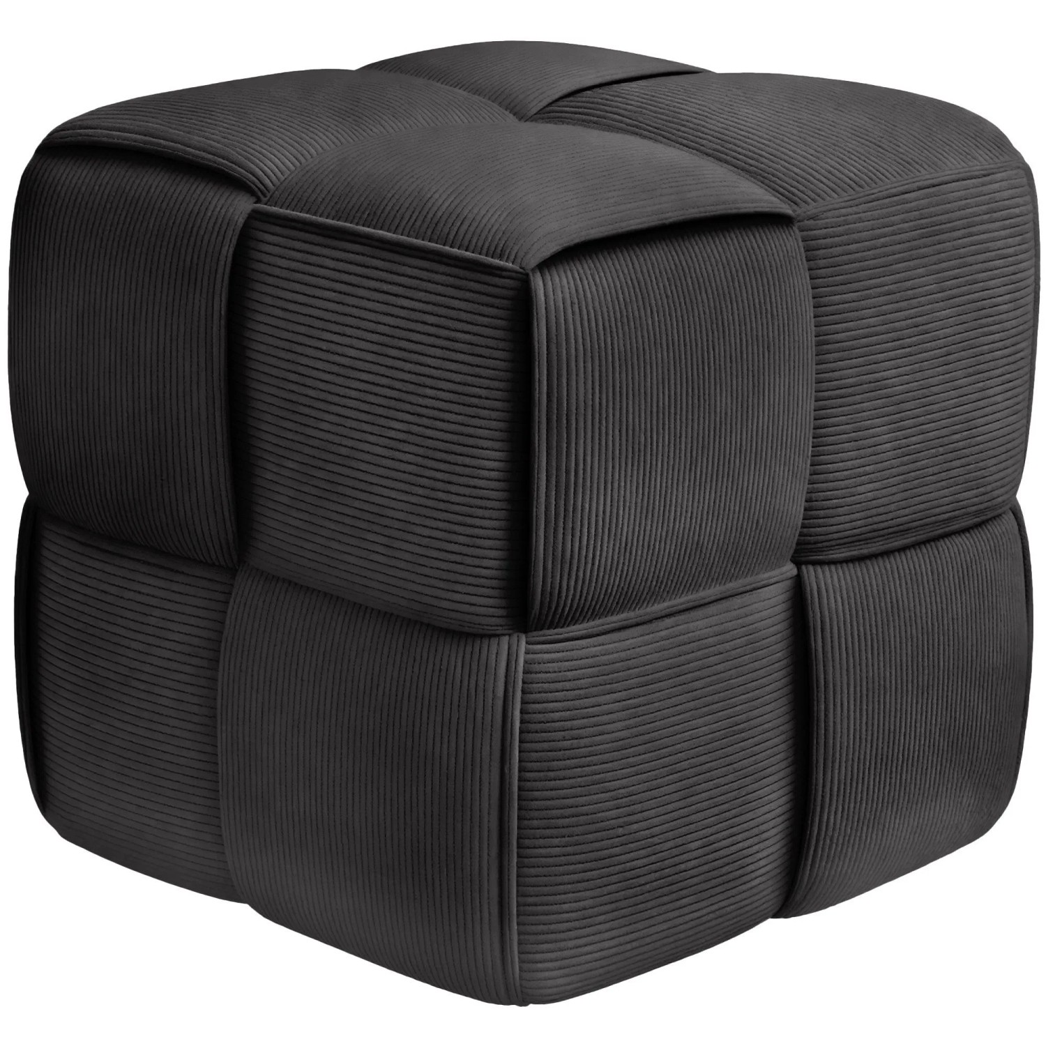 CLP Sitzhocker Cord Forinta Dunkelgrau